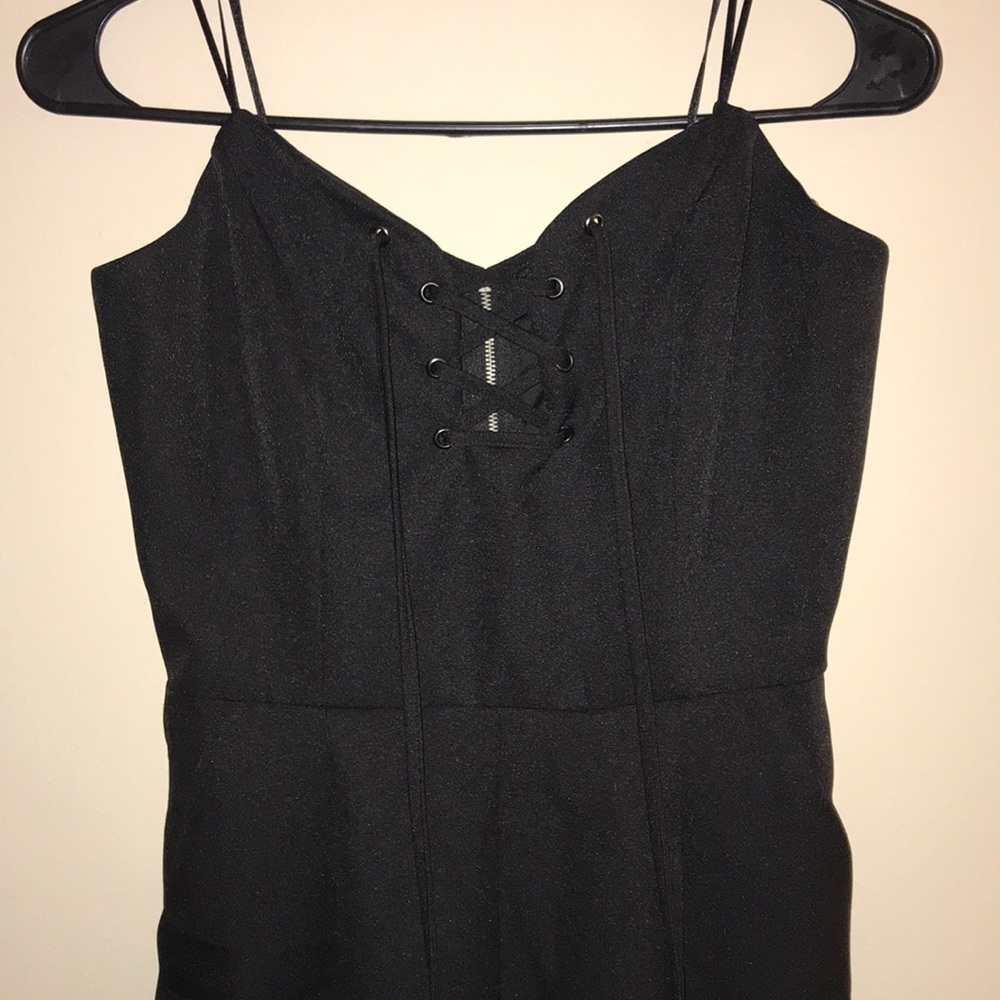 Black Strapless jumper